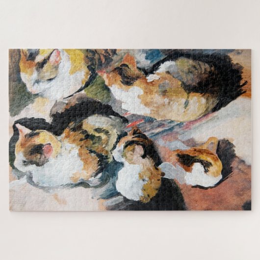 Katze, August Macke Puzzle (Horizontal)