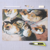 Katze, August Macke Seidenpapier (Handwerk)