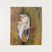 Katze, August-Macke-Tapestry Wandteppich (Vorderseite)