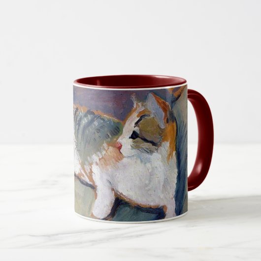 Katze, August Macke Tasse (VorderseiteRechts)