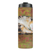 Katze, August Macke Thermal Tumbler Thermosbecher (Vorderseite)