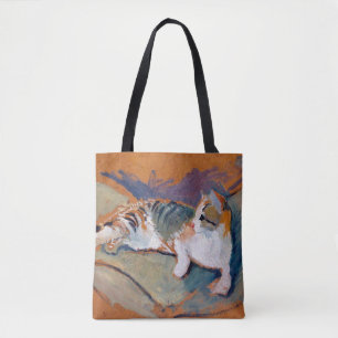 Katze, August Macke Tote Bag Tasche