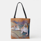 Katze, August Macke Tote Bag Tasche (Rückseite)