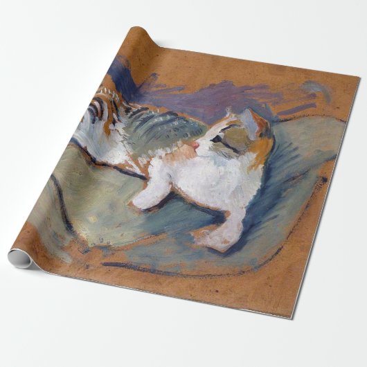 Katze, August Macke Wrapping Paper Geschenkpapier (Ungerollt)