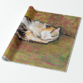 Katze, August Macke Wrapping Paper Geschenkpapier (Ungerollt)