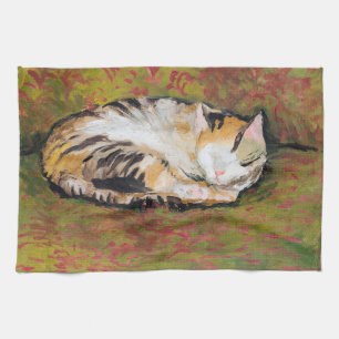 Katze, August Makke Küchentücher