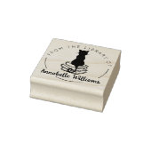 Katze aus der Bibliothek des Buches Gummistempel (Stempel)