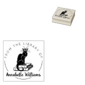 Katze aus der Bibliothek des Buches Gummistempel (Stempel)