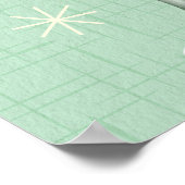 Katze aus Martini-Glas Poster (Ecke)