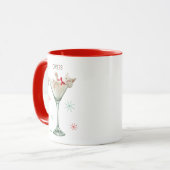 Katze aus Martini-Glas Tasse (Vorderseite Links)