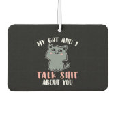 Katze Autolufterfrischer (Vorderseite)