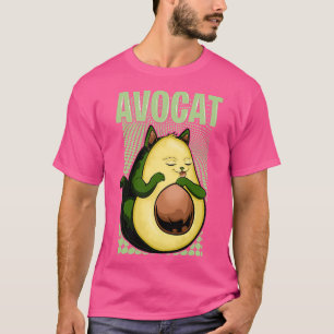 Katze-Avocado T-Shirt