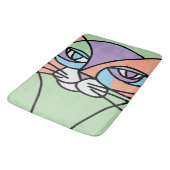 Katze Badematte (Schrägansicht)
