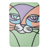 Katze Badematte (Vorderseite Vertikal)