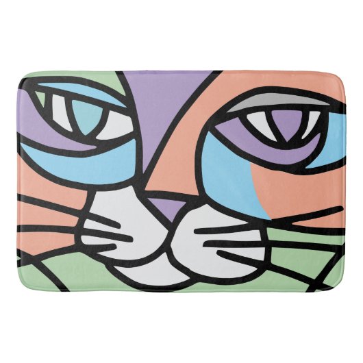 Katze Badematte (Vorderseite)