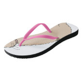 Katze Badesandalen (Schrägansicht)