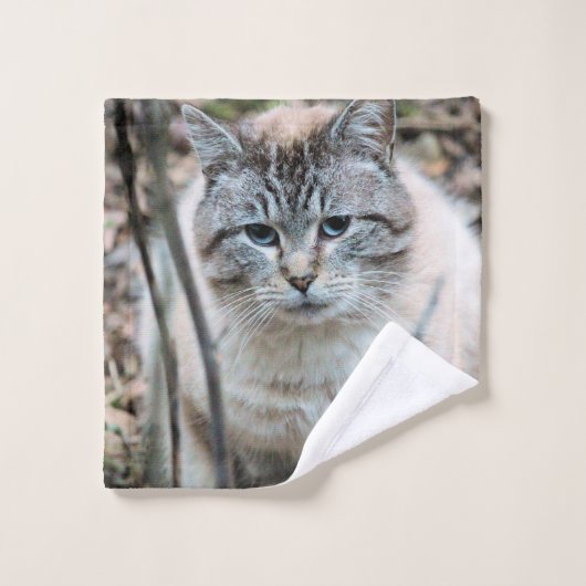 Katze Badhandtuch Set (Waschlappen)