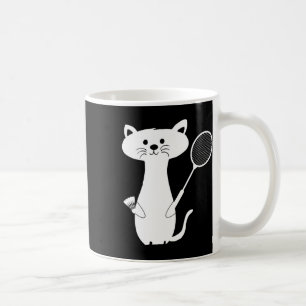 Katze Badminton Shuttle für Männer Frauen Kinder Kaffeetasse
