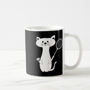 Katze Badminton Shuttle für Männer Frauen Kinder Kaffeetasse