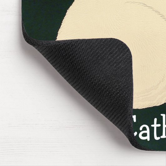 Katze Behaltend 6 Fuß Abstand Mousepad (Ecke)