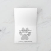 Katze bei Peace Veterinary Sympathary Card Karte (Innenseite)