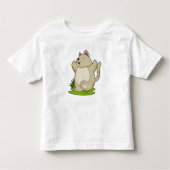 Katze bei Yoga Kleinkind T-shirt (Vorderseite)