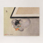 Katze beim Beobachten einer Spinne durch Oide Toko Puzzle (Horizontal)