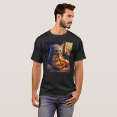 Katze beißt Apfelkuchen T-Shirt (Vorne ganz)