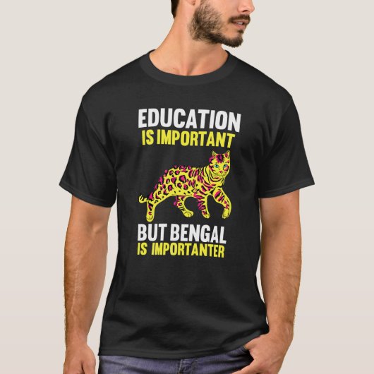 Katze Bengalen  5 T-Shirt (Vorderseite)