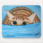 Katze bereit, sich Mousepad zu stürzen (Vorne)