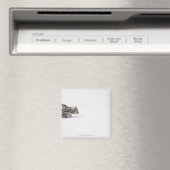 Katze bereit zum Ausstoßen Magnet (In Situ (Geschirrspüler))