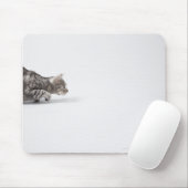 Katze bereit zum Ausstoßen Mousepad (Mit Mouse)