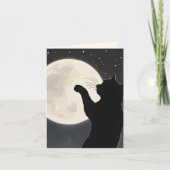 Katze berührt den Mond (Vorderseite)