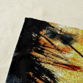 Katze, besessen von dem Mond Beach Handtuch (Beispiel)