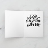 KATZE BIRTHDAY FUNNY CARD KARTE (Innenseite)