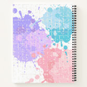 Katze bleibend zurück in die Schule Notizblock (Rückseite)