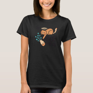 Katze Blume Vase 1 T-Shirt