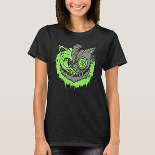 Katze Böse Retro Grüne Bohne 5s Unisex Passend T-Shirt