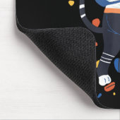 Katze Bouldering Felsenklettern Lustig Bunt Klette Mousepad (Ecke)