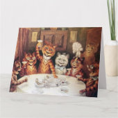 KATZE-BREITE-GRATULATIONEN GROSSE KARTE LOUIS WAIN (Vorderseite)