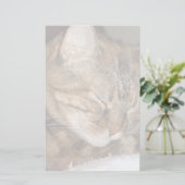 Katze Briefpapier (Stehend Vorderseite)