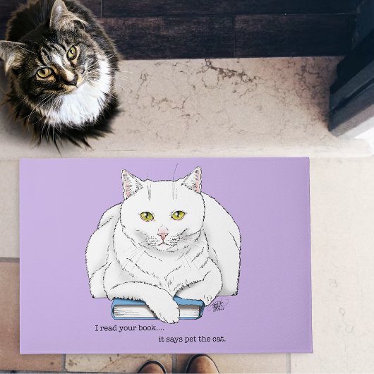 Katze buchen fußmatte