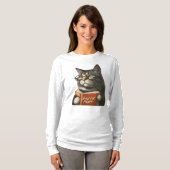 Katze buchen, Katze buchen, T-Shirt (Vorne ganz)