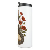 Katze buchen - Niedliche Lesekatze mit Pflücken fü Thermosbecher (Nach rechts gedreht)