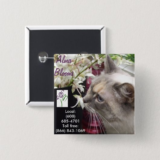 Katze Button (Vorne & Hinten)