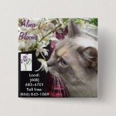 Katze Button (Vorderseite)