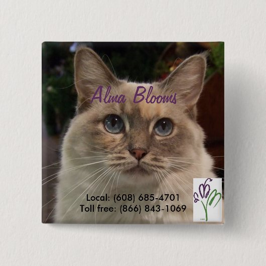 Katze Button (Vorderseite)