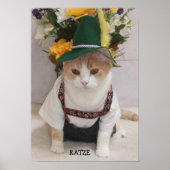 KATZE/CAT Funny German Cat Poster (Vorne)