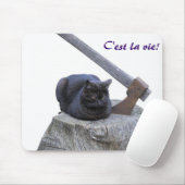 Katze, C'est la vie! Mousepad (Mit Mouse)