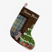 Katze Chistmas Baum-Strumpf Kleiner Weihnachtsstrumpf (Vorderansicht (hängend))